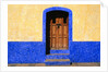 Door in Yellow and Blue House by Anonymous