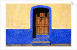 Door in Yellow and Blue House by Anonymous