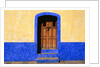 Door in Yellow and Blue House by Anonymous