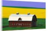 Rape Field and Barn by Anonymous