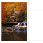 Waterfall by Mill by Anonymous