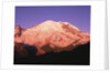 Snowcapped Mount Rainier with Twilight Glow by Anonymous
