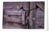 Chains and Lock on Weathered Barn Door by Anonymous