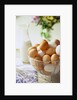 Eggs in a Metal Basket by Anonymous