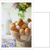 Eggs in a Metal Basket by Anonymous