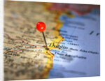 Dublin Marked on Map by Anonymous