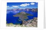 Wizard Island in Crater Lake by Anonymous