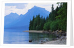 Mountains and Lake McDonald Shoreline by Anonymous
