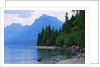 Mountains and Lake McDonald Shoreline by Anonymous