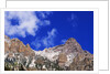 Fresh Snow on Mountain Peaks by Anonymous