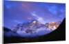 Sunrise on Snow-Covered Mountains by Anonymous