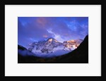 Sunrise on Snow-Covered Mountains by Anonymous