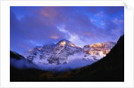 Sunrise on Snow-Covered Mountains by Anonymous