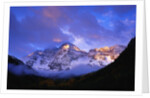 Sunrise on Snow-Covered Mountains by Anonymous