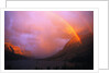 Rainbow and Clouds over a Valley by Anonymous