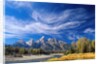 Cirrus Clouds over Teton Range and Snake River by Anonymous