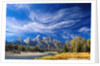 Cirrus Clouds over Teton Range and Snake River by Anonymous