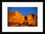 Mount Rushmore Memorial at Sunset by Anonymous