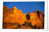 Mount Rushmore Memorial at Sunset by Anonymous