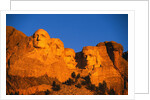 Mount Rushmore Memorial at Sunset by Anonymous