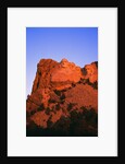 Mount Rushmore Memorial at Dusk by Anonymous