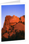 Mount Rushmore Memorial at Dusk by Anonymous