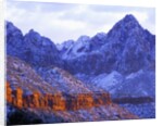 Sunset on Mountain Cliffs by Anonymous