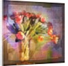 Vase of Tulips and Text by Anonymous