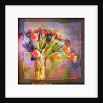 Vase of Tulips and Text by Anonymous