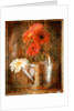 Gerbera Daisies in a Watering Can by Anonymous