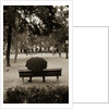 Person Under Umbrella at Madrid Park by Anonymous