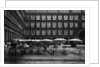 Raining on Cafe in Plaza Mayor by Corbis