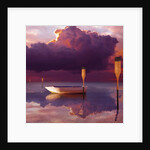 Cumulus Cloud, Rowboat, and Paddles by Anonymous