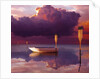 Cumulus Cloud, Rowboat, and Paddles by Anonymous