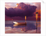 Cumulus Cloud, Rowboat, and Paddles by Anonymous