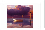 Cumulus Cloud, Rowboat, and Paddles by Anonymous