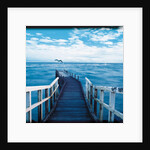 Pier and Dolphins by Anonymous