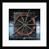 World Map and Ship's Wheel by Anonymous