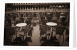 Empty Tables in Piazza San Marco by Anonymous