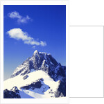 Snow Covered Mountain Peak by Anonymous