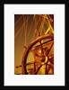 Wooden Steering Wheel on Sailboat by Anonymous