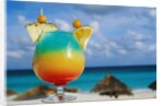 Tropical Drink Before Beach and Ocean by Anonymous