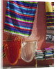 Hammocks and Serapes on Display in Market by Anonymous