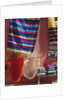Hammocks and Serapes on Display in Market by Anonymous