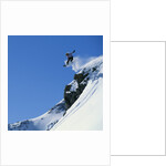 Snowboarder Performing Jump by Anonymous