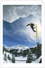 Snowboarder Performing Jump by Anonymous