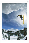 Snowboarder Performing Jump by Anonymous