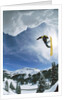 Snowboarder Performing Jump by Anonymous