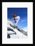 Snowboarder Performing Jump by Anonymous