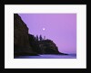 Purple Skies Over Lighthouse by Anonymous